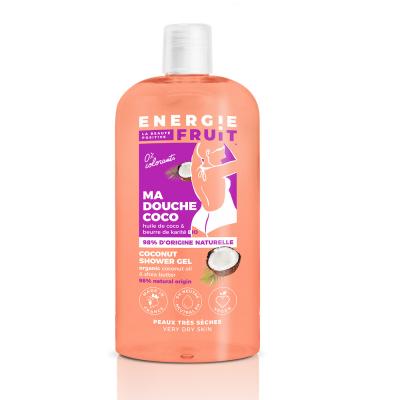 Douche soin hydratante huile de coco & beurre de karit&eacute; 