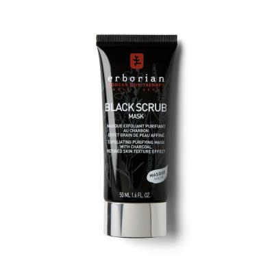 Black Scrub Masque Exfoliant Purifiant au charbon
