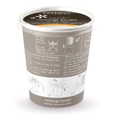 Recharge pour bougie parfum&eacute;e - Neroli Beige Esteban Paris Parfums