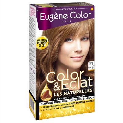 Eug&egrave;ne Color Blond Clair Cuivr&eacute; 21, Cr&egrave;me Colorante Permanente, 115ml