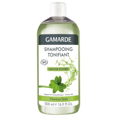 GAMARDE Shampooing tonifiant&agrave;la menthe poivr&eacute;e flacon 500ml