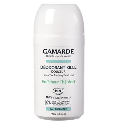 Gamarde D&eacute;odorant bille Douceur Fraicheur Th&eacute; Vert Bio, 50ml