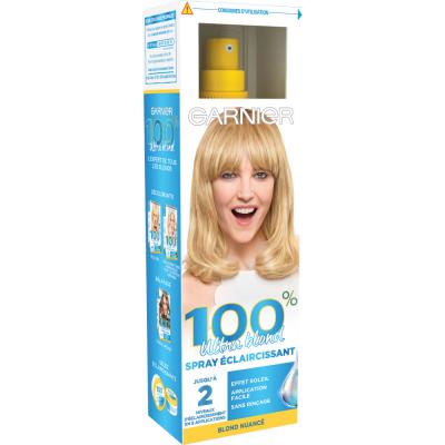 Spray &eacute;claircissant 100% ultra blond cristal soleil