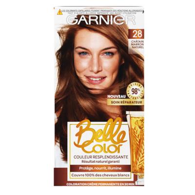 GARNIER Belle Color - Coloration N&acute;28 - Chatain Marron Naturel
