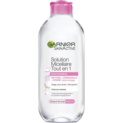 Eau Micellaire Tout En 1 Peaux Sensibles Garnier - Le Flacon De 400ml