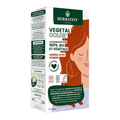 V&eacute;g&eacute;tal Color 100g - Coloration : Henna Love Power