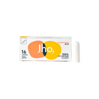 Jho - Tampons sans applicateur - super Hygi&egrave;ne intime f&eacute;minine 1 unit&eacute;