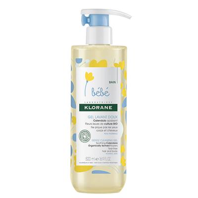 KLORANE B&eacute;b&eacute;Gel lavant doux au Calendula apaisant flacon 500ml