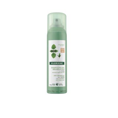 Klorane Shampoing Sec S&eacute;bor&eacute;ducteur &agrave; l Ortie - Le teint&eacute; 150ml 