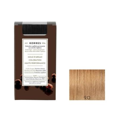 Korres Tinte Avanzado Aceite de Arg&aacute;n 9.0 Rubio Muy Claro