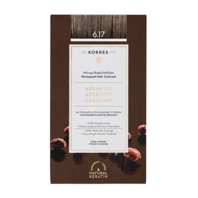 KORRES Coloration avanc&eacute;e de l'huile d'argan 6.17 Blond fonc&eacute; beige