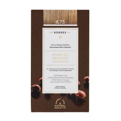 KORRES Coloration avanc&eacute;e de l'huile d'argan 8.73 Caramel dor&eacute;