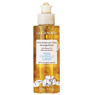 La Canop&eacute;e Huile Douce aux Fleurs D&eacute;maquillante et Nettoyante 120ml