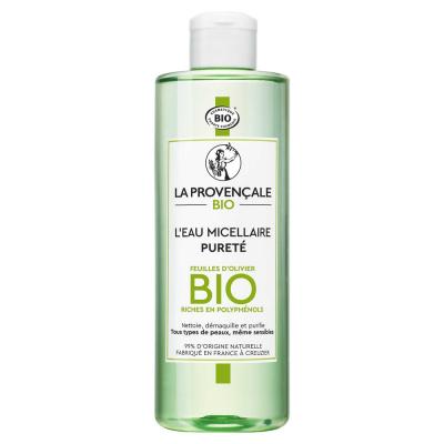 Eau micellaire Puret&eacute; feuilles d'olivier bio 