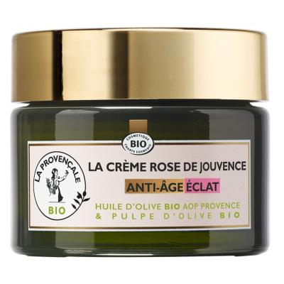La cr&egrave;me rose de jouvence, anti-&acirc;ge &eacute;clat 