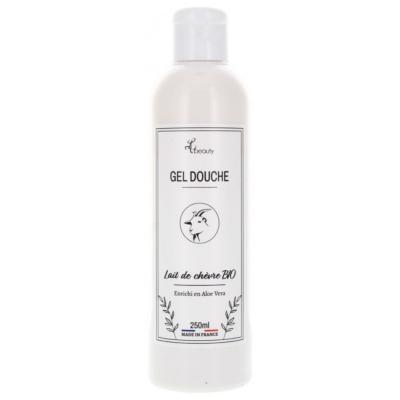 Lhbeauty Gel Douche au Lait de Ch&egrave;vre Bio Enrichi en Aloe Vera - Flacon 250 ml