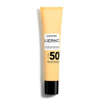 Lierac - Le fluide velout&eacute; solaire SPF50+ Soin visage 40 ml