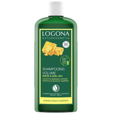 Shampooing bio volumateur miel et bi&egrave;re 250ml LOGONA