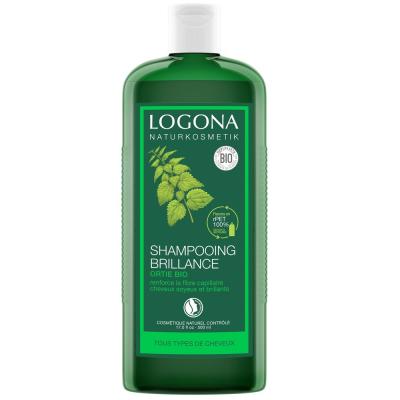 Logona Soins Capillaires Shampoing Brillance &agrave; l'Ortie Bio 500ml