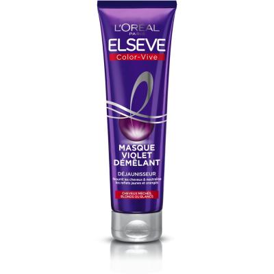 L'Or&eacute;al Els&egrave;ve Color-Vive Masque Violet D&eacute;m&ecirc;lant D&eacute;jaunisseur 150ml