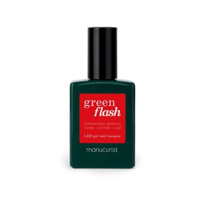 Manucurist Green Flash Vernis a Ongles Poppy Red 15ml