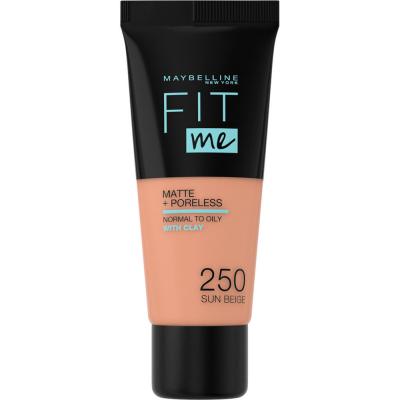FIT ME MATTE+PORELESS foundation #250-sun beige