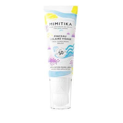 Mimitika Pinceau Solaire SPF50 Ski Protection solaire Tube 40ml