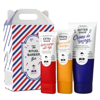 Monsieur Barbier Coffret Rituel Barbier Pour Homme 3 unit&eacute;s