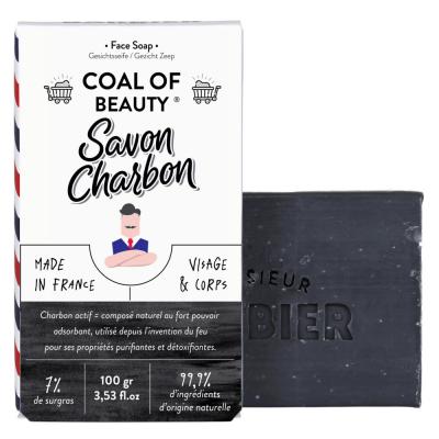 Savon solide visage et corps Coal of Beauty - Monsieur Barbier