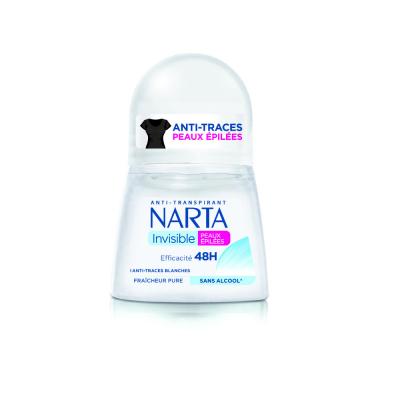 NARTA Anti-Transpirant Invisible Peaux Epil&eacute;es Bille 50 ml