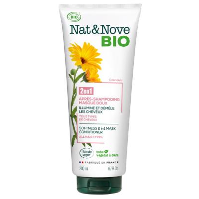 Nat&amp;Nove Bio Apr&egrave;s-shampooing Masque 2 en 1 Doux Nat&Nove Bio