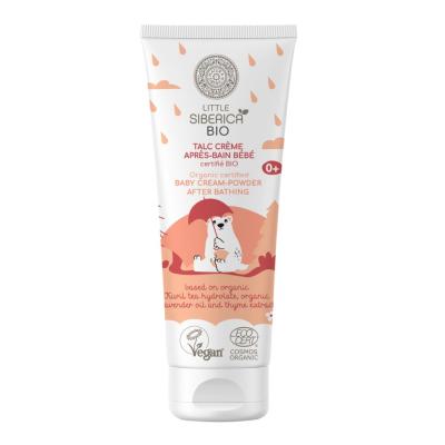 Natura Sib&eacute;rica - Talc Cr&egrave;me Apr&egrave;s-Bain Pour B&eacute;b&eacute; Certifi&eacute; Bio 75 Ml