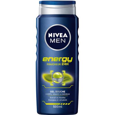 Nivea Bathcare - Douche Nivea For Men - Energy - 500 ml - Lot de 2