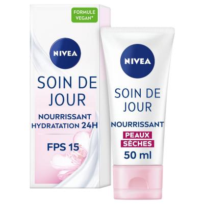 Cr&egrave;me soin de jour 24h hydratant FPS15 nourrissant
