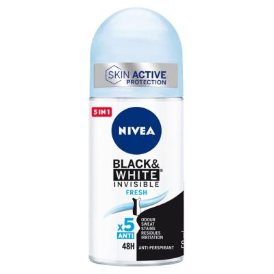 Nivea D&eacute;sodorisant en rouleau noir et blanc invisible Fresh 50 ml