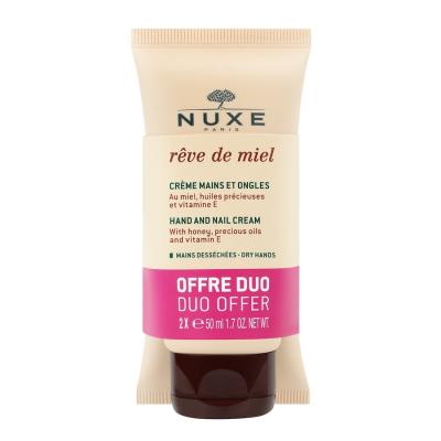 Nuxe Coffret Cr&egrave;me Mains et Ongles R&ecirc;ve de Miel 2 x 50 ml