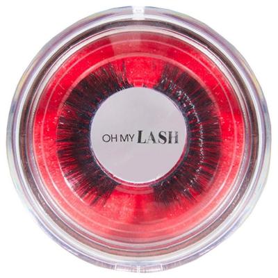 OH MY LASH Faux cils noirs en faux vison dans un &eacute;tui r&eacute;utilisable or rose