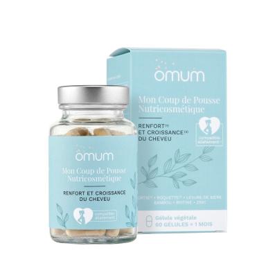 OMUM Compl&eacute;ment Alimentaire Nutricosm&eacute;tique Coup de Pousse - 60 G&eacute;lules
