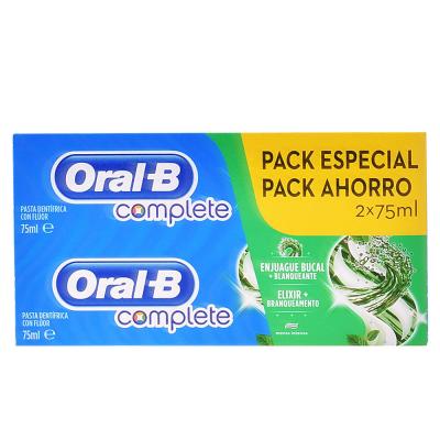 Oral-b Complete Dentifrice Enjuage + Blanqueante Coffret Cadeau