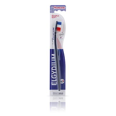 Elgydium LA PETITE FRANCAISE - Brosse &agrave; dents Souple, 1 unit&eacute;
