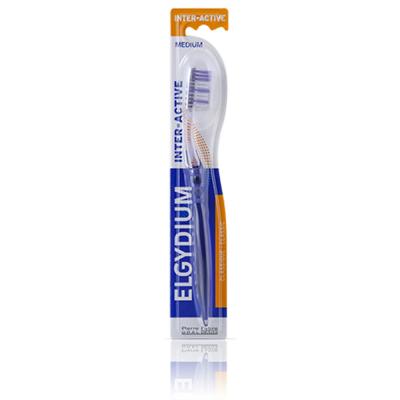 Elgydium INTER-ACTIVE - Brosse &agrave; Dents Medium, 1 unit&eacute;