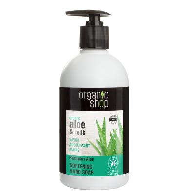 Organic Shop Savon Mains Adoucissant Alo&egrave;s et Lait 500 ml 500 ml