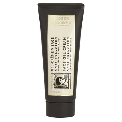 Gel-Cr&egrave;me Visage Anti-Pollution pour Homme - Hydratation et Energie
