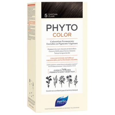 Phyto Hair Colour by Phytocolor - 5 Light Brown 180g