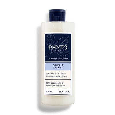 Shampooing 500ml Douceur Tous Types de Cheveux Phyto