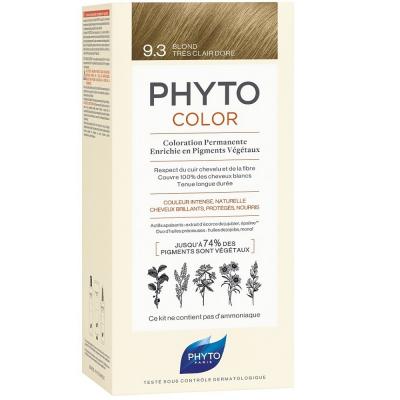 PHYTOCOLOR - 9.3 - Blond tr&egrave;s Clair Dor&eacute; Coloration Permanente, 112ml