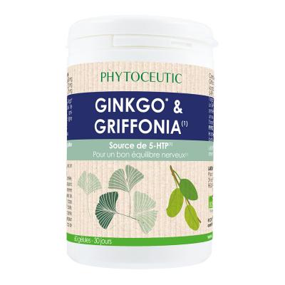 Phytoceutic Ginkgo & Griffonia 60 G&eacute;lules - Pot 60 g&eacute;lules