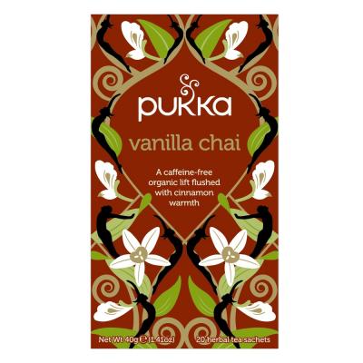 Pukka Org. Teas Vanille Chai Tea, 20 pi&egrave;ces, 20 unit&eacute;s