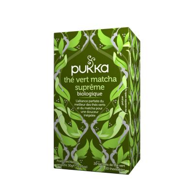 Pukka - Assortiment th&eacute; vert, th&eacute; noir et infusion 80 sachets - PUKKA
