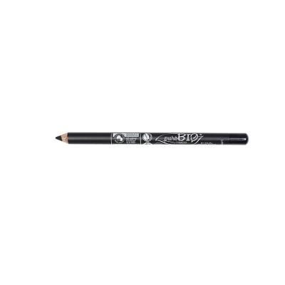 Crayon pour les yeux kajal 01 Noir Purobio Cosmetics